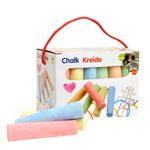 Carti si Birotica - Rechizite - Creta - Set Creta Colorata pentru desen pe Tabla sau Asfalt, 24 bucati - Infinity.ro