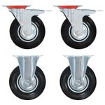 Casa si Gradina - Constructii - Depozitare, transport si protectie - Accesorii echipamente pentru transport si ridicat - Roti, 4 buc., 125 mm - Infinity.ro