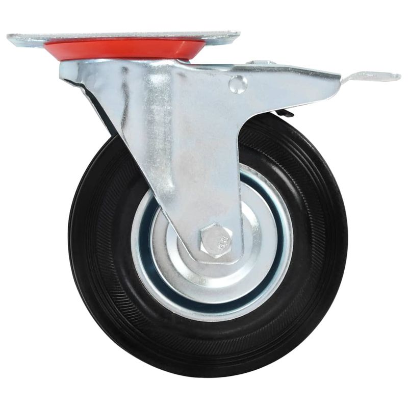 Casa si Gradina - Constructii - Depozitare, transport si protectie - Accesorii echipamente pentru transport si ridicat - Roti, 4 buc., 125 mm - Infinity.ro