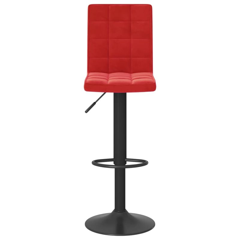 Casa si Gradina - Mobilier - Scaune si fotolii - Scaune - Scaune de bar, 2 buc., rosu vin, catifea - Infinity.ro