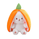 Jucarii, Copii si Bebe - Jucarii si jocuri - Jucarii de plus - Jucarie de Plus Iepurasul Morcovel, Moale si Catifelat, Dimensiune 25 cm, portocaliu ABYZ®™ - Infinity.ro