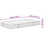 Casa si Gradina - Mobilier - Saltele si somiere - Saltele - Saltea cu arcuri bonnell de copii, fermitate medie, 80x160 cm - Infinity.ro