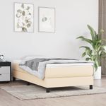 Casa si Gradina - Mobilier - Saltele si somiere - Saltele - Saltea cu arcuri buzunar de copii, crem 80x160 cm textil - Infinity.ro