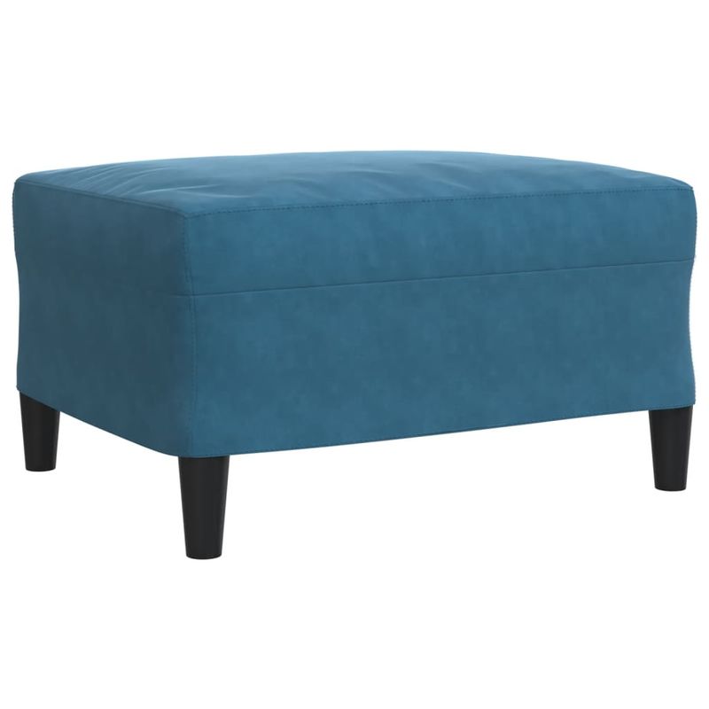 Casa si Gradina - Mobilier - Seturi de mobilier - Seturi living - Set de canapele cu perne, 4 piese, albastru, catifea - Infinity.ro