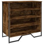 Casa si Gradina - Mobilier - Organizare si depozitare - Organizator incaltaminte - Pantofar, stejar fumuriu, 80x38x78 cm, lemn compozit - Infinity.ro