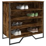 Casa si Gradina - Mobilier - Organizare si depozitare - Organizator incaltaminte - Pantofar, stejar fumuriu, 80x38x78 cm, lemn compozit - Infinity.ro