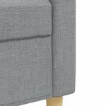 Casa si Gradina - Mobilier - Seturi de mobilier - Seturi living - Set de canapele, 3 piese, gri deschis, textil - Infinity.ro