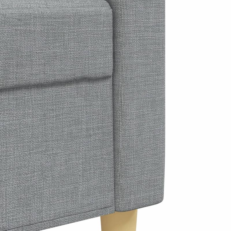Casa si Gradina - Mobilier - Seturi de mobilier - Seturi living - Set de canapele, 3 piese, gri deschis, textil - Infinity.ro