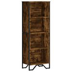 Casa si Gradina - Mobilier - Biblioteci si rafturi - Biblioteci - Biblioteca, stejar fumuriu, 50x31x137,5 cm, lemn prelucrat - Infinity.ro