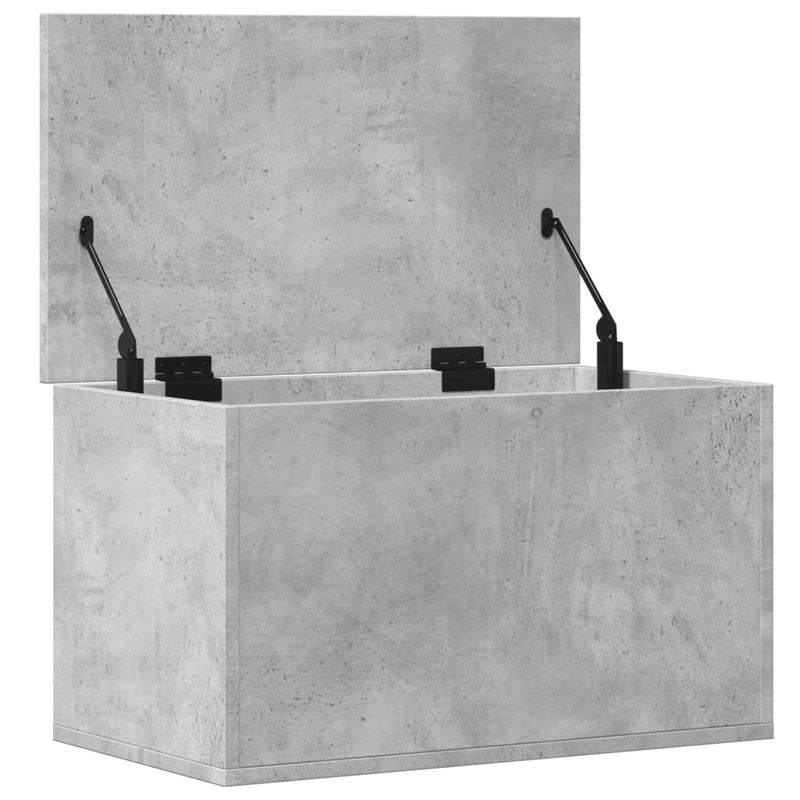 Casa si Gradina - Mobilier - Organizare si depozitare - Cutii depozitare - Cutie de depozitare, gri beton, 60x35x35 cm, lemn prelucrat - Infinity.ro