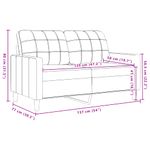Casa si Gradina - Mobilier - Seturi de mobilier - Seturi living - Set de canapele cu perne/rulouri, 2 piese, crem, catifea - Infinity.ro