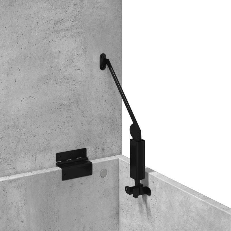 Casa si Gradina - Mobilier - Organizare si depozitare - Cutii depozitare - Cutie de depozitare, gri beton, 60x35x35 cm, lemn prelucrat - Infinity.ro
