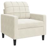 Casa si Gradina - Mobilier - Seturi de mobilier - Seturi living - Set de canapele cu perne/rulouri, 3 piese, crem, catifea - Infinity.ro
