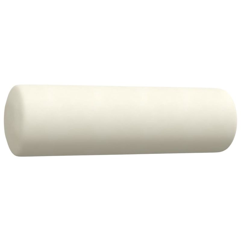 Casa si Gradina - Mobilier - Seturi de mobilier - Seturi living - Set de canapele cu perne/rulouri, 3 piese, crem, catifea - Infinity.ro