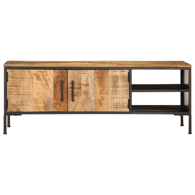 Casa si Gradina - Mobilier - Dulapuri si sifoniere - Dulapuri - Dulap TV, 110x35x40 cm, lemn masiv de mango brut - Infinity.ro