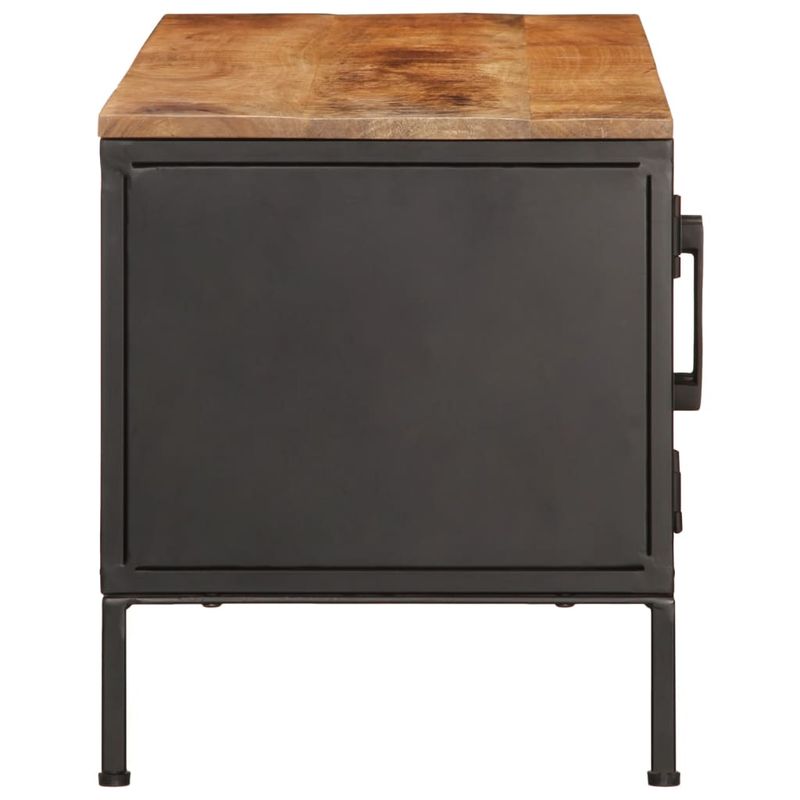 Casa si Gradina - Mobilier - Dulapuri si sifoniere - Dulapuri - Dulap TV, 110x35x40 cm, lemn masiv de mango brut - Infinity.ro