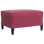 Casa si Gradina - Mobilier - Seturi de mobilier - Seturi living - Set canapea cu perne/rulouri, 4 piese, rosu vin, catifea - Infinity.ro