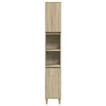 Casa si Gradina - Mobilier - Mobilier baie - Corpuri baie - Dulap de baie, stejar sonoma, 30x30x190 cm, lemn prelucrat - Infinity.ro