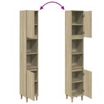Casa si Gradina - Mobilier - Mobilier baie - Corpuri baie - Dulap de baie, stejar sonoma, 30x30x190 cm, lemn prelucrat - Infinity.ro