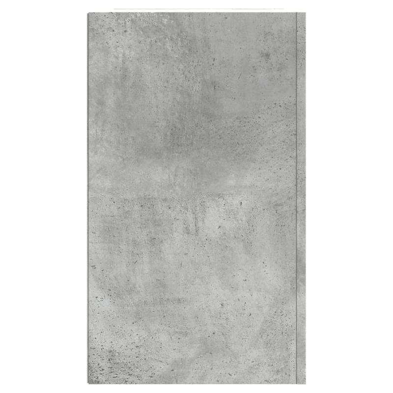 Casa si Gradina - Mobilier - Biblioteci si rafturi - Rafturi - Dulap de perete, gri beton, 75x35x60 cm, lemn prelucrat - Infinity.ro