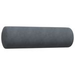 Casa si Gradina - Mobilier - Seturi de mobilier - Seturi living - Set de canapele cu perne/rulouri, 4 piese, gri inchis, catifea - Infinity.ro