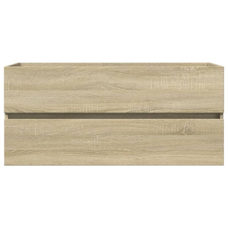 Casa si Gradina - Mobilier - Seturi de mobilier - Seturi baie - Set mobilier de baie, 2 piese, ceramica si lemn prelucrat - Infinity.ro