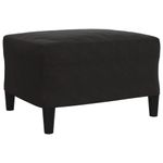 Casa si Gradina - Mobilier - Seturi de mobilier - Seturi living - Set de canapele cu perne, 3 piese, negru, catifea - Infinity.ro