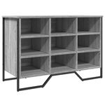 Casa si Gradina - Mobilier - Organizare si depozitare - Organizator incaltaminte - Pantofar, gri sonoma, 90x38x61,5 cm, lemn prelucrat - Infinity.ro