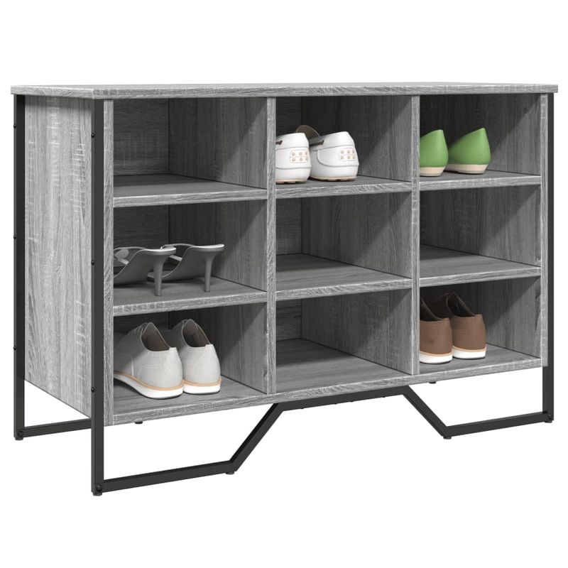 Casa si Gradina - Mobilier - Organizare si depozitare - Organizator incaltaminte - Pantofar, gri sonoma, 90x38x61,5 cm, lemn prelucrat - Infinity.ro