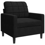 Casa si Gradina - Mobilier - Seturi de mobilier - Seturi living - Set de canapele cu perne, 4 piese, negru, catifea - Infinity.ro