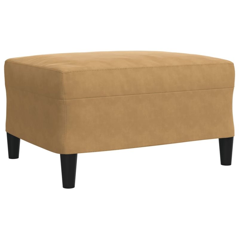 Casa si Gradina - Mobilier - Seturi de mobilier - Seturi living - Set de canapele cu perne/rulouri, 3 piese, maro, catifea - Infinity.ro