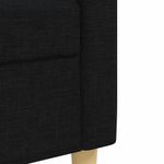 Casa si Gradina - Mobilier - Seturi de mobilier - Seturi living - Set de canapele, 2 piese, negru, material textil - Infinity.ro