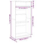 Casa si Gradina - Mobilier - Dulapuri si sifoniere - Sifoniere - Sifonier, lemn vechi, 100 x 50 x 200 cm, lemn prelucrat, cantitate 1 raft - Infinity.ro