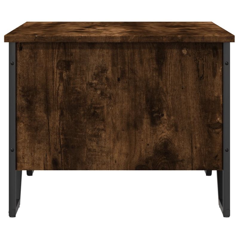 Casa si Gradina - Mobilier - Mese si birouri - Masute de cafea - Masuta de cafea, stejar fumuriu, 75x51x40 cm, lemn prelucrat - Infinity.ro
