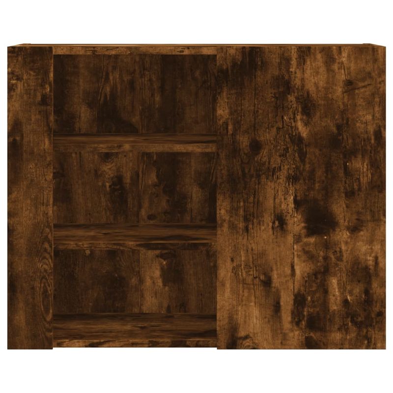 Casa si Gradina - Mobilier - Biblioteci si rafturi - Rafturi - Dulap de perete, stejar fumuriu, 75x35x60 cm, lemn prelucrat - Infinity.ro