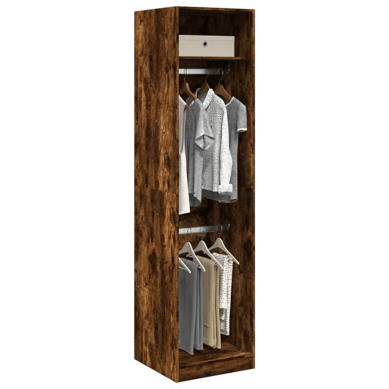 Casa si Gradina - Mobilier - Dulapuri si sifoniere - Sifoniere - Sifonier, stejar fumuriu, 50x50x200 cm, lemn prelucrat, cantitate 1 raft - Infinity.ro