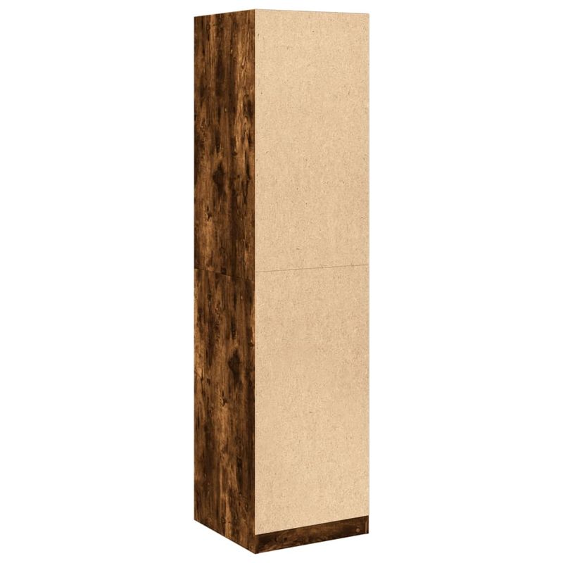 Casa si Gradina - Mobilier - Dulapuri si sifoniere - Sifoniere - Sifonier, stejar fumuriu, 50x50x200 cm, lemn prelucrat, cantitate 1 raft - Infinity.ro