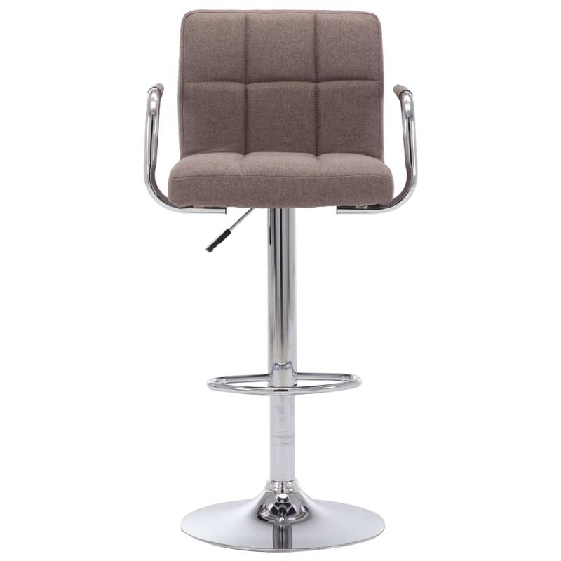 Casa si Gradina - Mobilier - Scaune si fotolii - Scaune - Scaune de bar, 2 buc., gri taupe, material textil - Infinity.ro