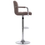 Casa si Gradina - Mobilier - Scaune si fotolii - Scaune - Scaune de bar, 2 buc., gri taupe, material textil - Infinity.ro