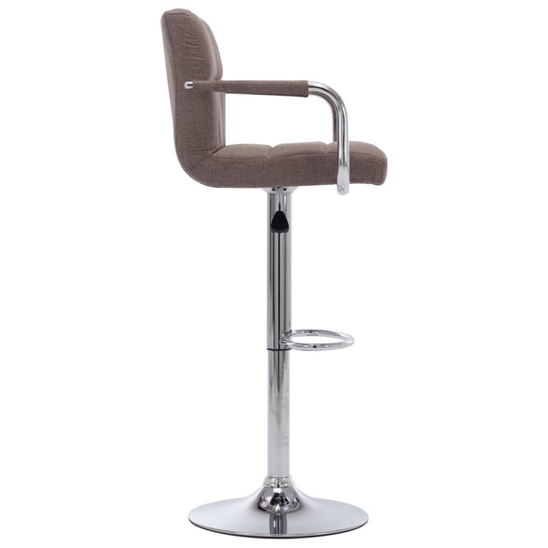 Casa si Gradina - Mobilier - Scaune si fotolii - Scaune - Scaune de bar, 2 buc., gri taupe, material textil - Infinity.ro