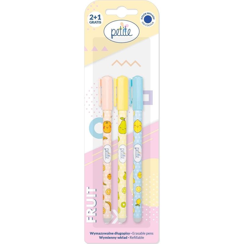 Carti si Birotica - Birotica - Instrumente de scris - Pixuri si stilouri - Pix Strigo cu cerneala termosensibila, Fructe (2+1) - Infinity.ro