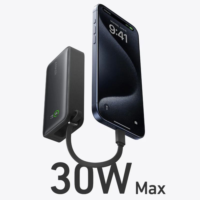 Laptop, Telefoane si Tablete - Telefoane mobile si accesorii - Accesorii Telefoane - Baterii externe - Baterie externa Type-C, 10000mAh, 30W - Anker Nano (A1259G111) - Negru - Infinity.ro