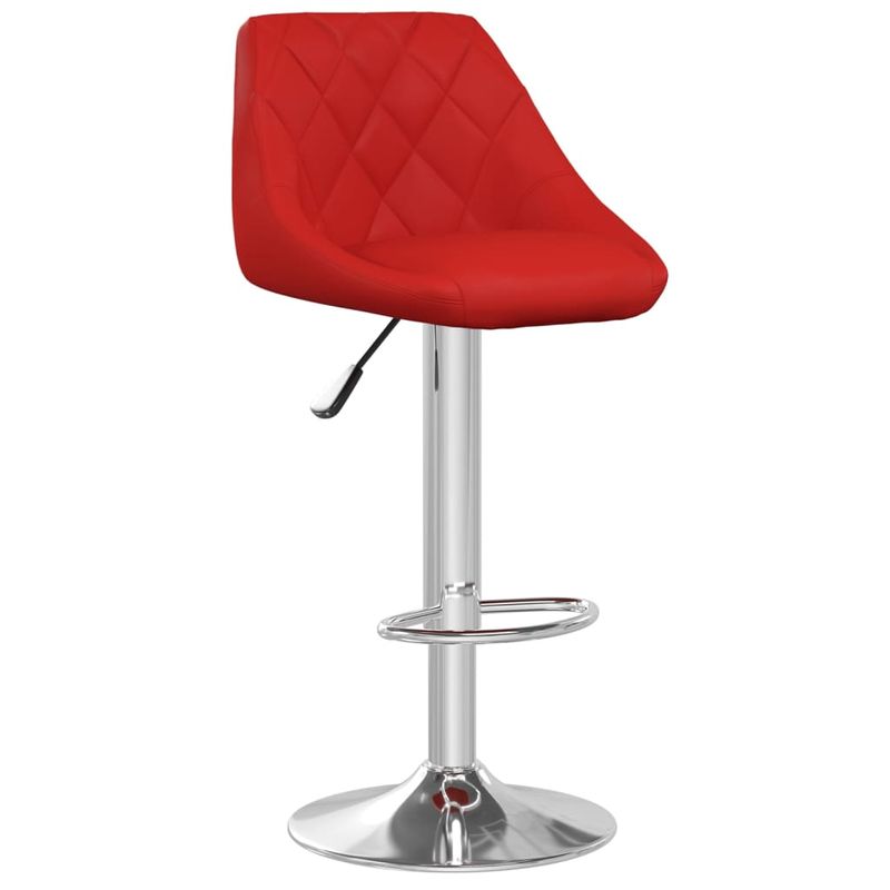 Casa si Gradina - Mobilier - Scaune si fotolii - Scaune - Scaune de bar, 2 buc., rosu vin, piele ecologica - Infinity.ro