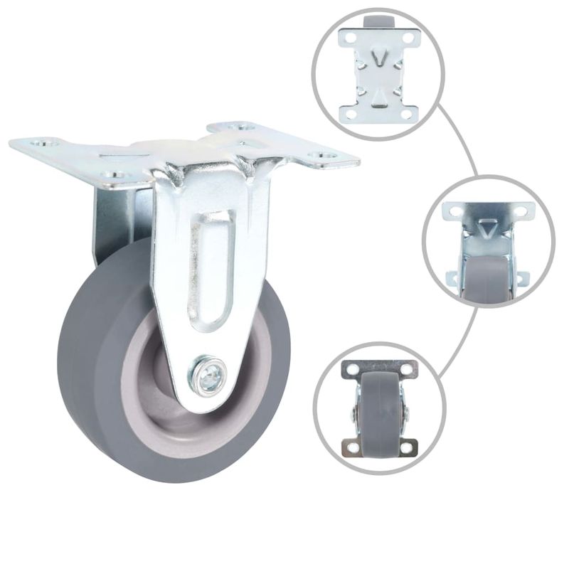 Casa si Gradina - Constructii - Depozitare, transport si protectie - Accesorii echipamente pentru transport si ridicat - Roti fixe, 32 buc., 50 mm - Infinity.ro