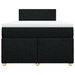 Casa si Gradina - Mobilier - Paturi si accesorii - Paturi - Pat box spring cu saltea, negru, 120x190 cm, catifea - Infinity.ro