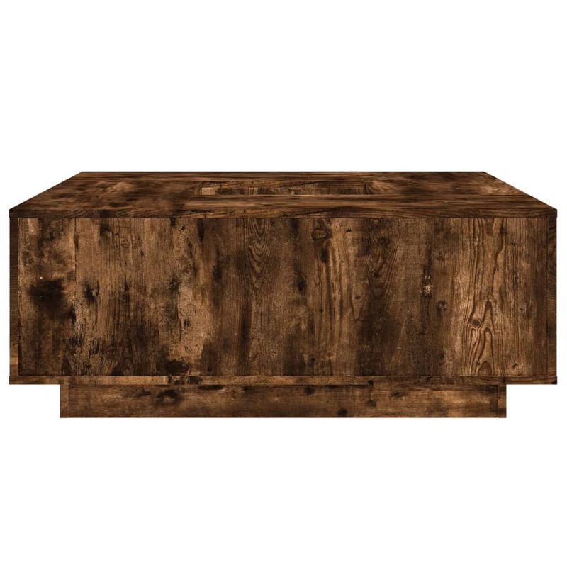 Casa si Gradina - Mobilier - Mese si birouri - Masute de cafea - Masuta de cafea stejar fumuriu 100x100x40 cm din lemn prelucrat - Infinity.ro