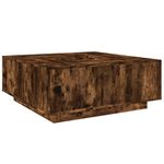 Casa si Gradina - Mobilier - Mese si birouri - Masute de cafea - Masuta de cafea stejar fumuriu 100x100x40 cm din lemn prelucrat - Infinity.ro
