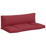 Casa si Gradina - Gradina si terasa - Mobilier exterior - Perne decorative exterior - Perne de paleti, 2 buc., rosu vin, material textil - Infinity.ro