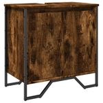 Casa si Gradina - Mobilier - Mobilier baie - Comode baie - Dulap chiuveta baie, stejar fumuriu, 60x35x60 cm lemn prelucrat - Infinity.ro