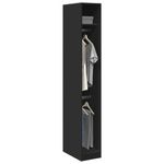 Casa si Gradina - Mobilier - Dulapuri si sifoniere - Sifoniere - Sifonier, negru, 30x50x200 cm, lemn prelucrat, cantitate 1 raft - Infinity.ro
